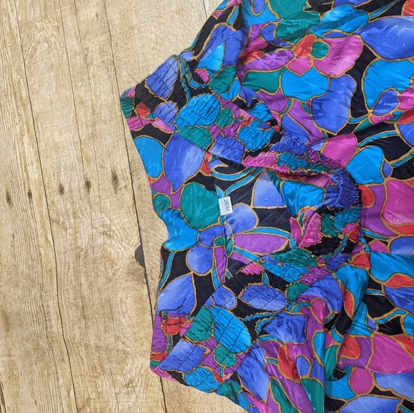 Vintage Silk Skirt - Picture 7 of 10